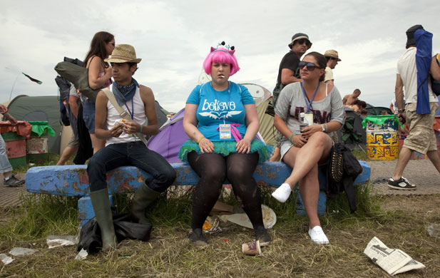 Tanya Gold at Glastonbury: Tanya dressed as a fairy