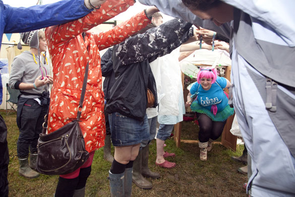 Tanya Gold at Glastonbury: Tanya attending her own 'living funeral'