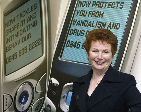 Hazel Blears: Hazel Blears launching a new actionline against anti-social behaviour