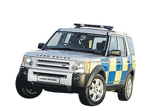 Police car: British police car in the noughties