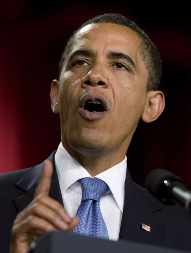 Obama in Middle East: President Barack Obama speaks in the Grand Hall Cairo University, Egypt