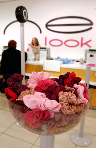 Week in Business: Hair scrunchies at a New Look Store, Britain