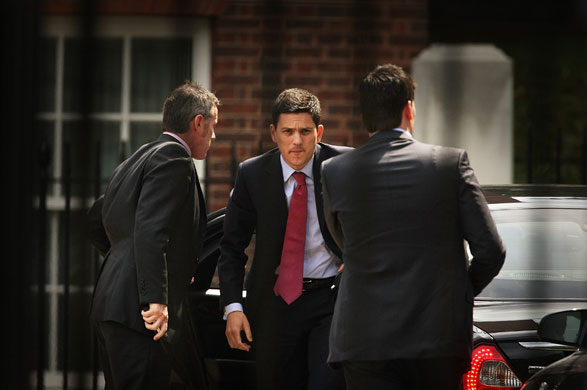 Support for Gordon: David Miliband