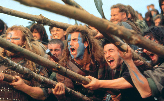 SL: Tony Mortimer: Mel Gibson in Braveheart