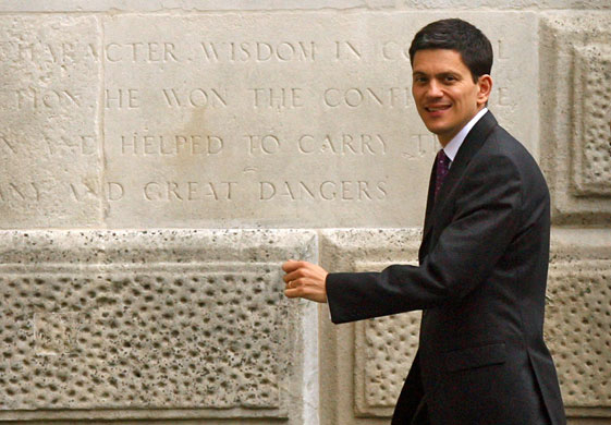 Cabinet re-shuffle: David Miliband