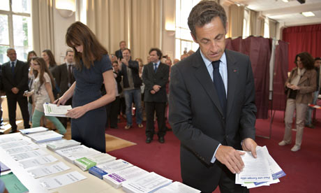 nicolas sarkozy. Nicolas Sarkozy and his wife