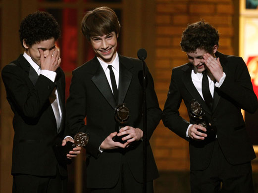 Billy Elliot actors at the Tony awards