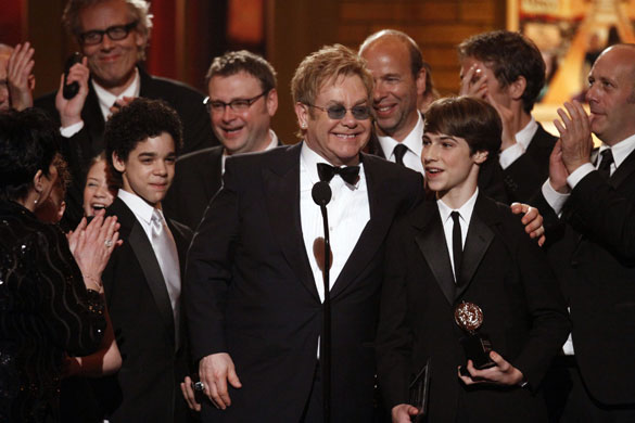 Sir Elton John at the Tony awards