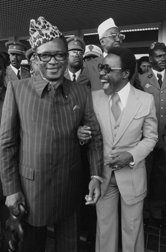 Omar Bongo obituary: Mobutu Sese Seko and Omar Bongo 1979