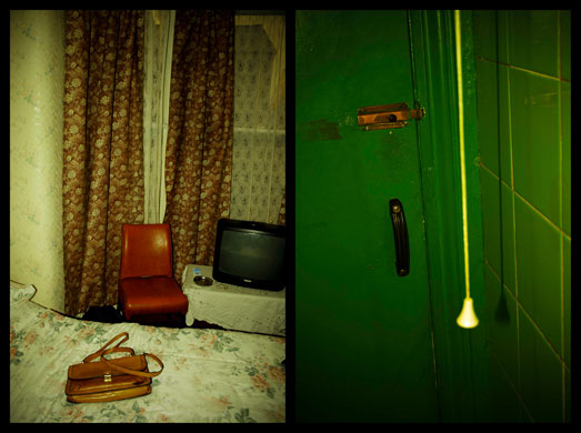 Michael Clough Portfolio: 'Westbourne House Private Hotel' diptych of hotel interior