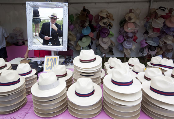 Henley Royal Regatta: Hats for sale