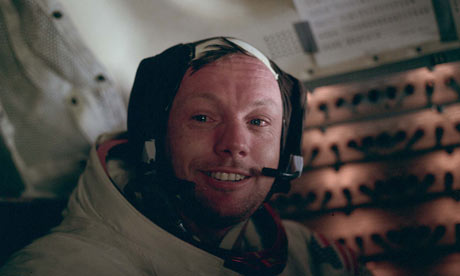 moon landing neil armstrong. Neil Armstrong after historic