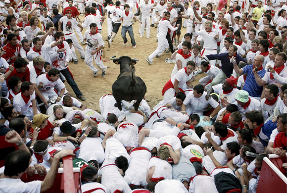 Pamplona bull running: San Fermin Festival 2009