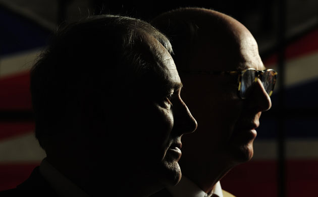 Gilbert and George: Artists Gilbert and George show their dark side at the exhibition launch