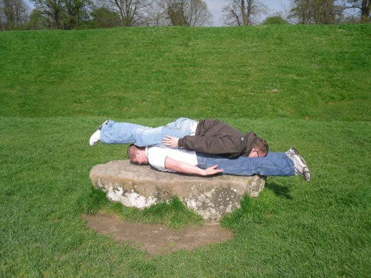 Facedown: Facebook lying down game in the park