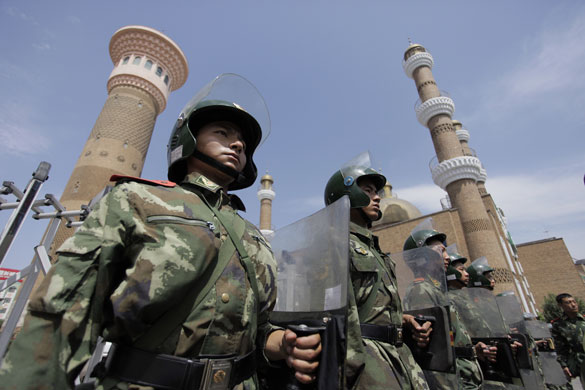 Dan Chung in Urumqi: Soldiers on the streets of Urumqi