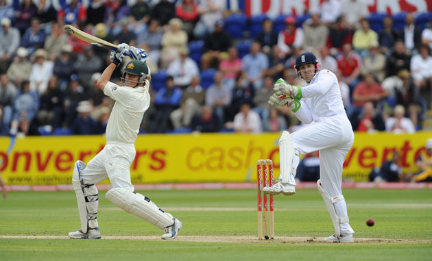 tom jenkins: Ashes cricket day three