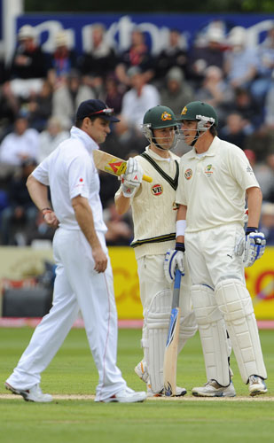 tom jenkins: Ashes cricket day three