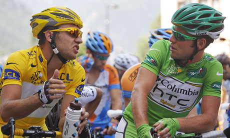 Tour de France : Rinaldo Nocentini, Mark Cavendish