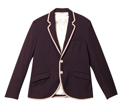 Look the Business: A maroon coloured blazer