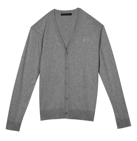 Look The Business: Grey v-neck cardigan