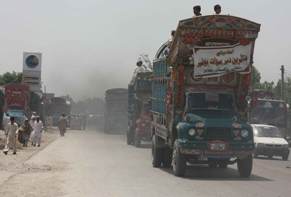 Refugees return to Swat: Refugees return to Swat region