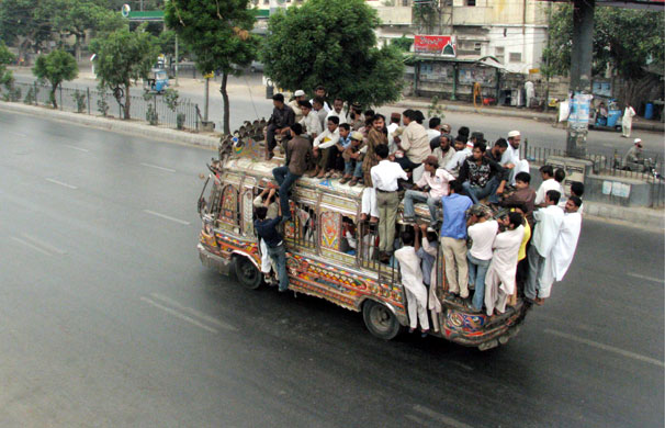 24 hours in pictures: Pakistani protest against fuel price rises