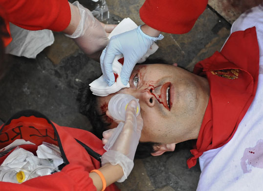 24 hours in pictures: San Fermin Fiesta in Pamplona