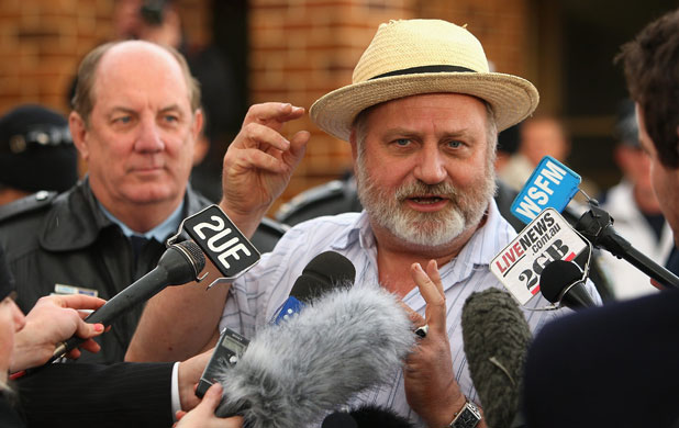 Jamie Neale: Richard Cass, father of Jamie Neale, talks to media 