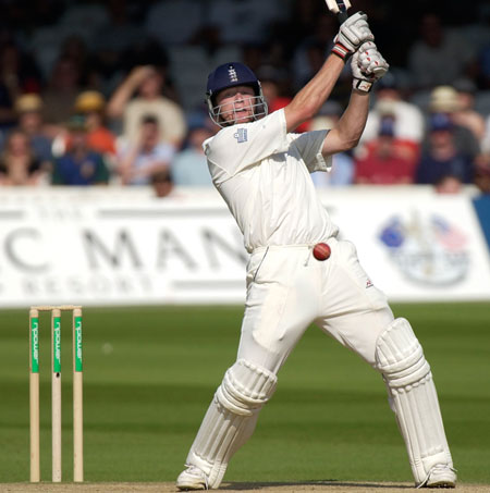 Flintoff retires: Flintoff South Africa 2003 batting