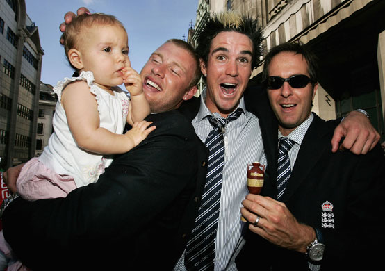 Flintoff retires: England Ashes Victory Parade