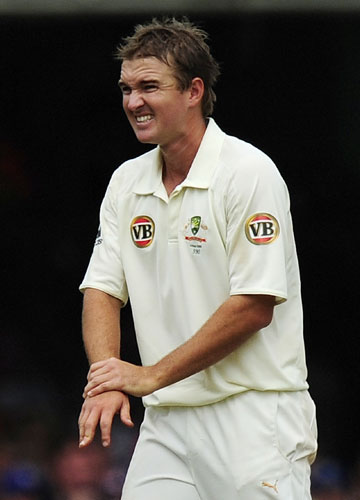 Second Test match: Australian spin bowler Nathan Hauritz