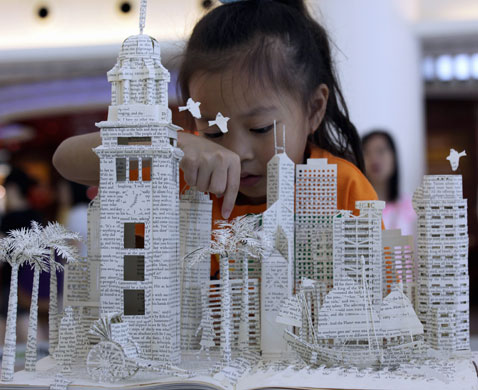 The week in art: British artist Su Blackwell's Pop Up Paper Art in Hong Kong