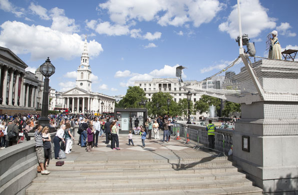 week in art: Antony Gormley's fourth plinth in Trafalgar Square