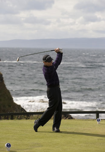 Open Golf day 4: Tom Watson tees off from the 10th