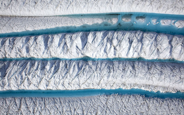 Greenpeace in Greenland: Climate Change Impacts expedition in Arctic : Petermann glacier