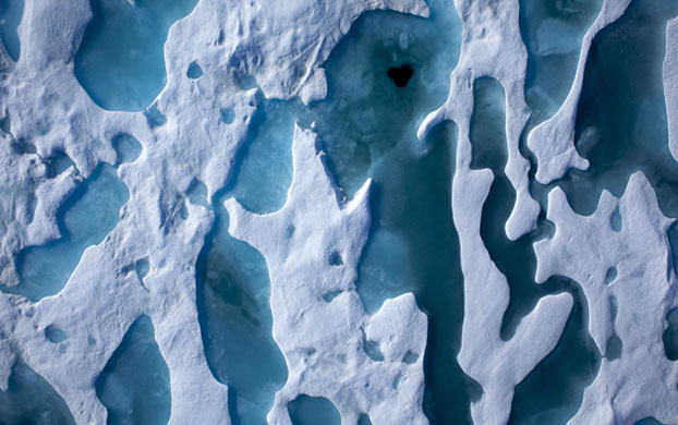 Greenpeace in Greenland: Climate Change Impacts expedition in Arctic : Petermann glacier