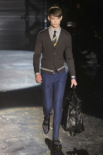 men's fashion : Gucci Fall-Winter 2009-2010 Menswear fashion at Milan