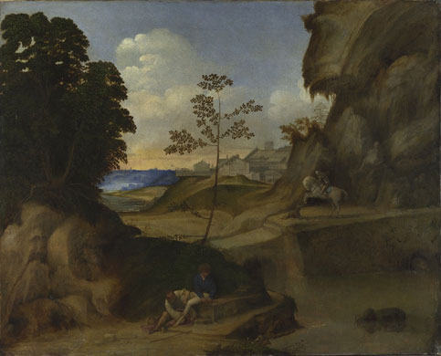 National Gallery fakes: The Sunset by Giorgione (1506-10)