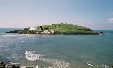 Burgh Island, just off the coast of south Devon