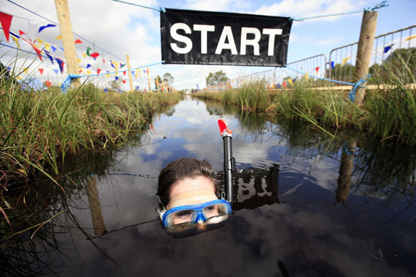 27 July 2009: Northern Ireland Bog Snorkeling Championships in Peatlands Park