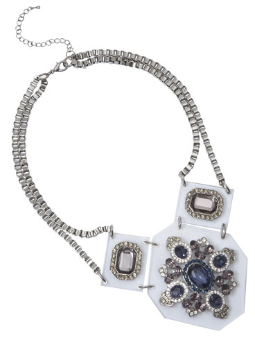 Look The Business: Chunky jewelled necklace