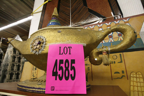 Hollywood prop auction: A genie lamp