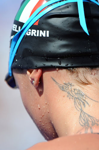 FINA World Championship: Federica Pellegrini's tattoo