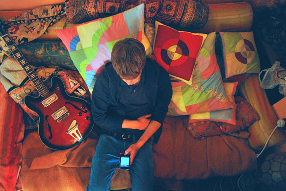 Fittleworth ~ UK folio: Viewer at Treve Cottage Art Show