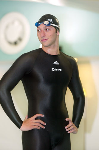 Men in swimsuits: 2002: Australian Olympic champion freestyle swimmer Ian Thorpe