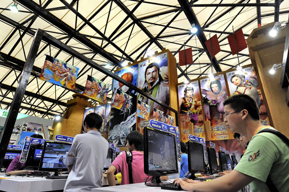 China Digital Expo: Visitors try new video games