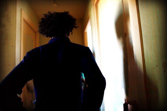 Eritrean refugees Calais: An Eritrean asylum seeker inside the Calais squat