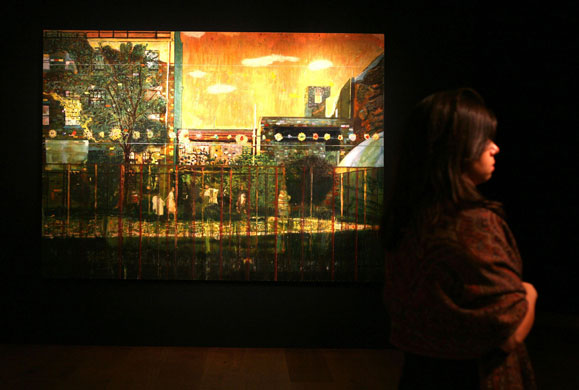 Week in art: Night Playground by Peter Doig, at Christie's auction