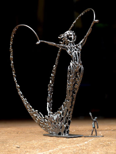 Week in art: Andy Scott's model of his Cumbernauld sculpture